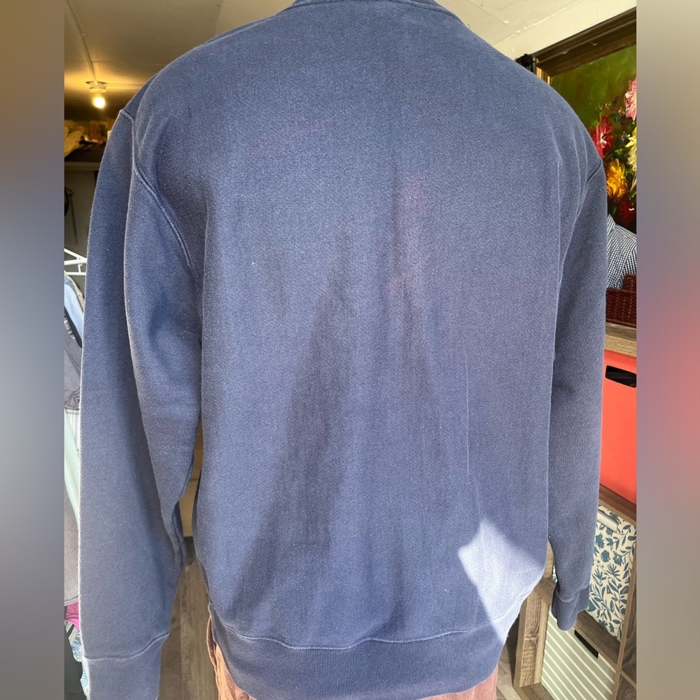 Vintage Champion VIRGINIA embroidered cotton heavy reverse weave sweatshirt - Picture 3 of 8